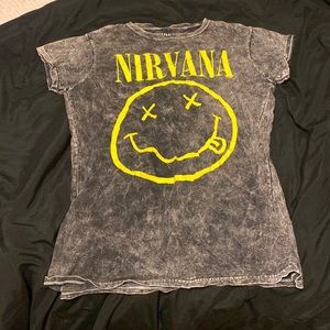 Nirvana Acid washed shirt